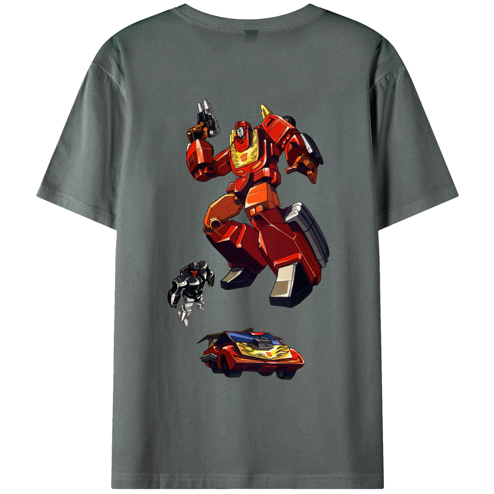 （画像用）  綿100％ メンズ半袖Tシャツ（バックプリント） 通気性